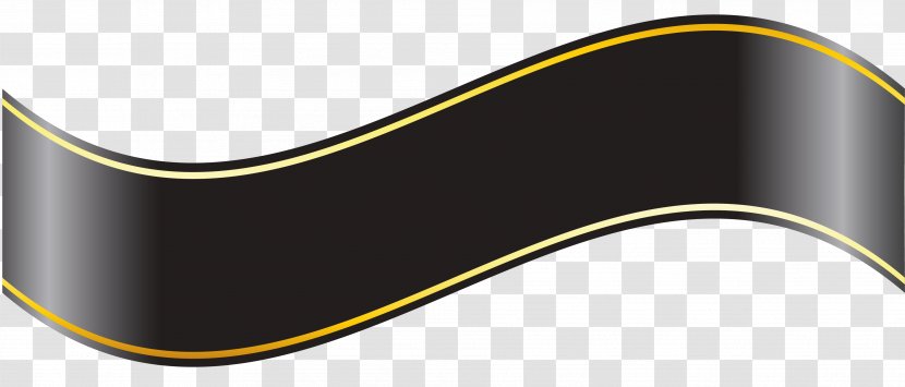 Black Ribbon Banner Clip Art Transparent PNG