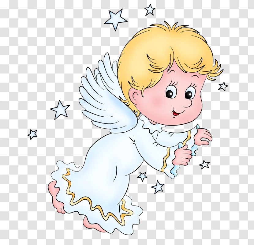 Angel Cartoon Illustration - Heart - Little Transparent PNG