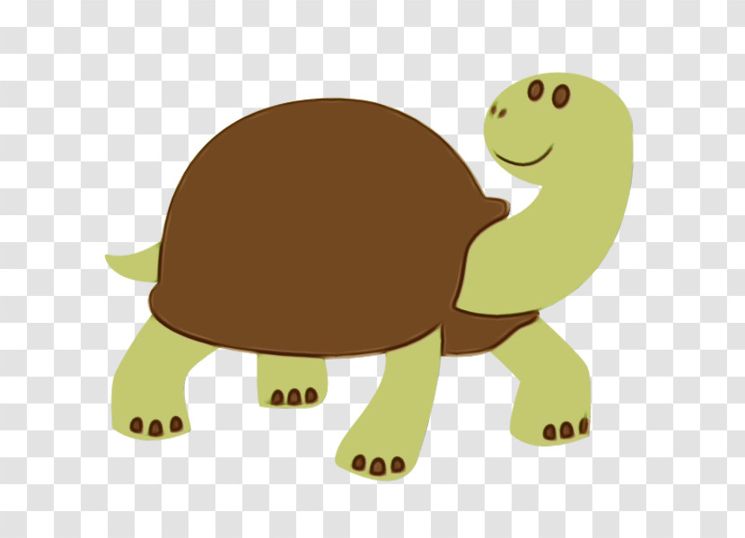 Tortoise Turtle Cartoon Reptile Animal Figure Transparent PNG