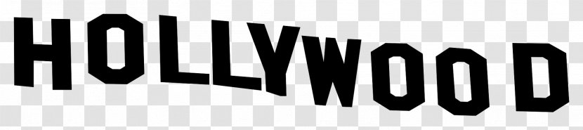 Hollywood Sign Logo Disney's Studios Clip Art - Monochrome Transparent PNG