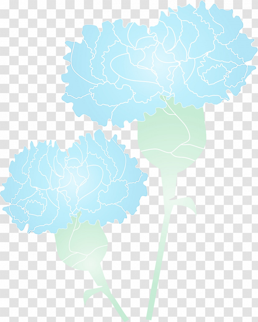 Turquoise Leaf Cloud Aqua Plant Transparent PNG