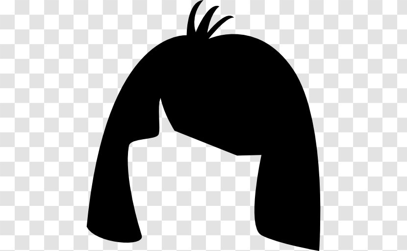 Black Hair Shape Wig Clip Art - And White - Shapes Transparent PNG