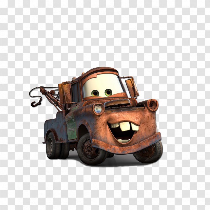 Cars 2 Mater Lightning McQueen Luigi - Color Carts Transparent PNG