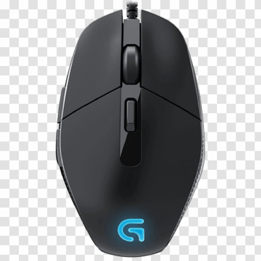 Computer Mouse Logitech G302 Daedalus Prime Optical Dots Per Inch - Component Transparent PNG