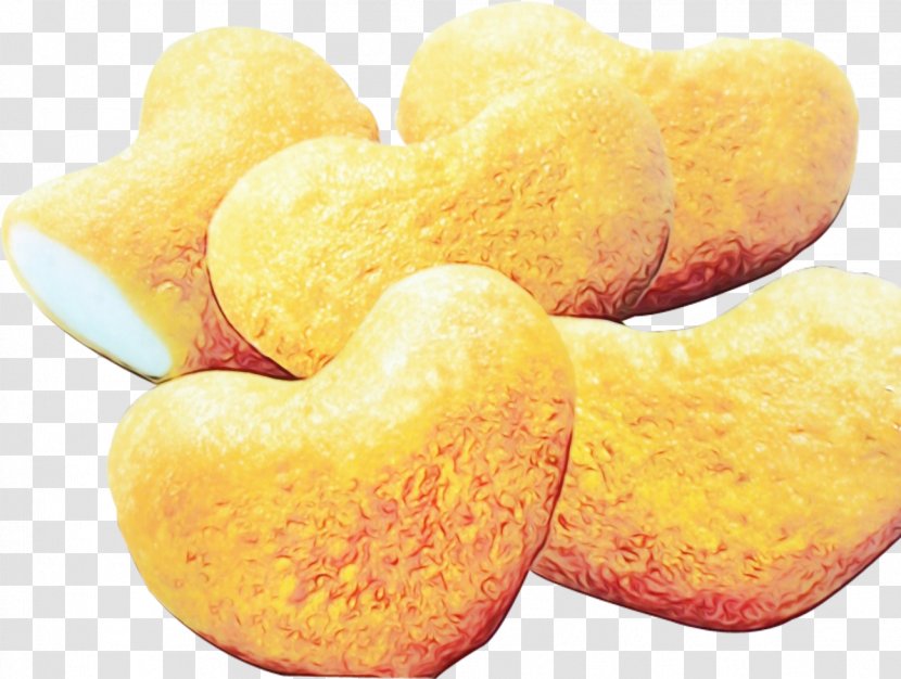 Yellow Heart Food - Watercolor Transparent PNG