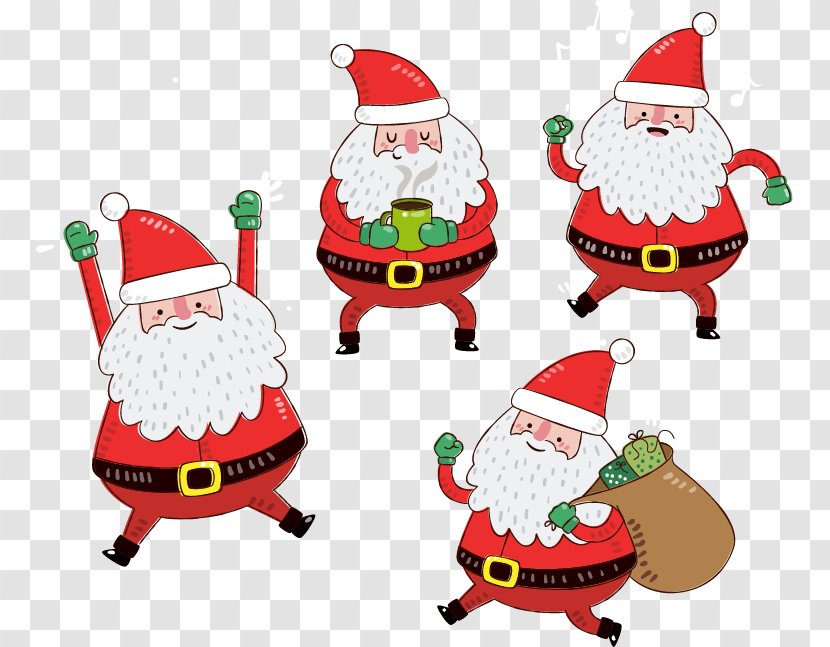 Santa Claus Christmas Ornament - 4 Transparent PNG