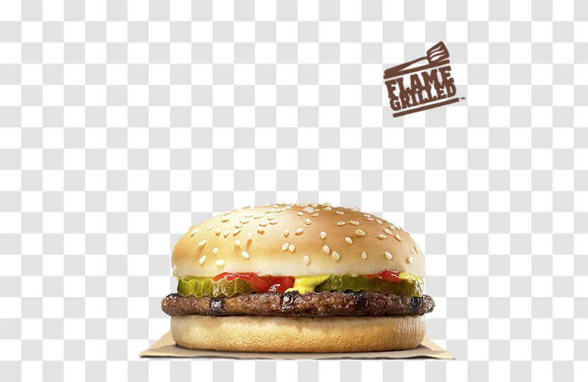 Whopper Hamburger Fast Food Big King Cheeseburger - Burger Transparent PNG