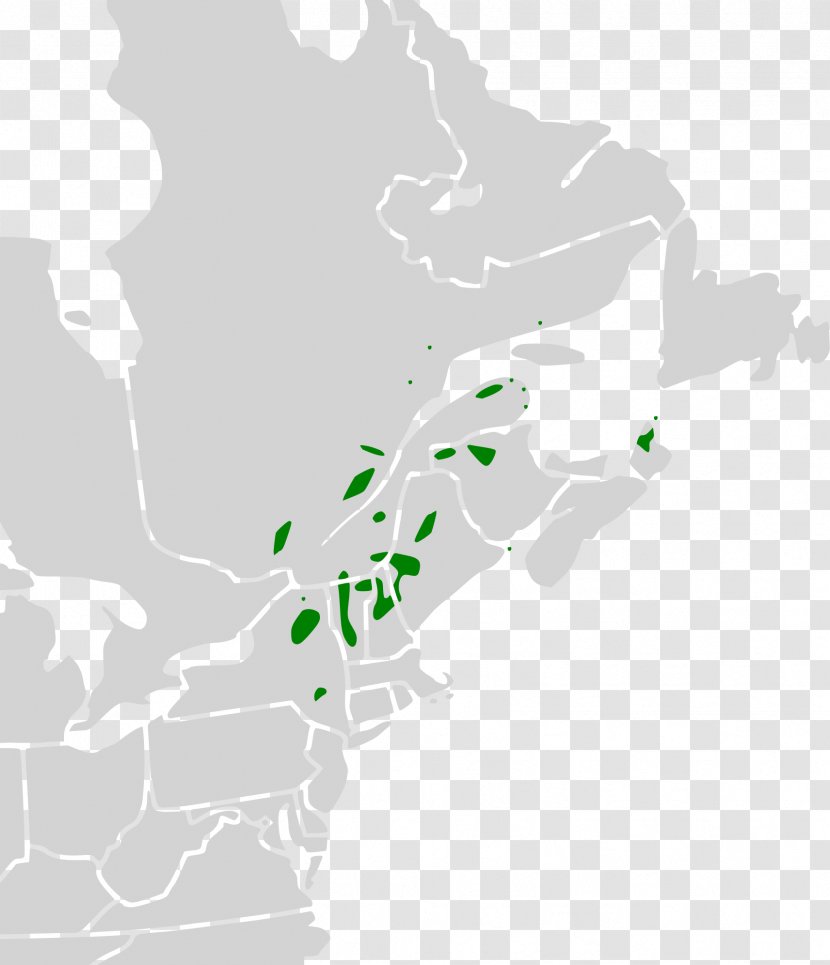 Eastern Canada The Maritimes Colony Of Nova Scotia Blank Map - United States - Summer Element Collection Transparent PNG