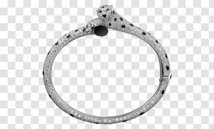 Silver Bracelet Emerald Diamond Brilliant Transparent PNG