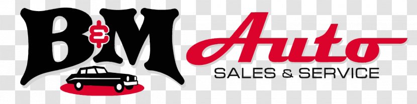 B & M Auto Sales Inc Car Logo Midlothian Automobile Repair Shop - Red - Department Transparent PNG