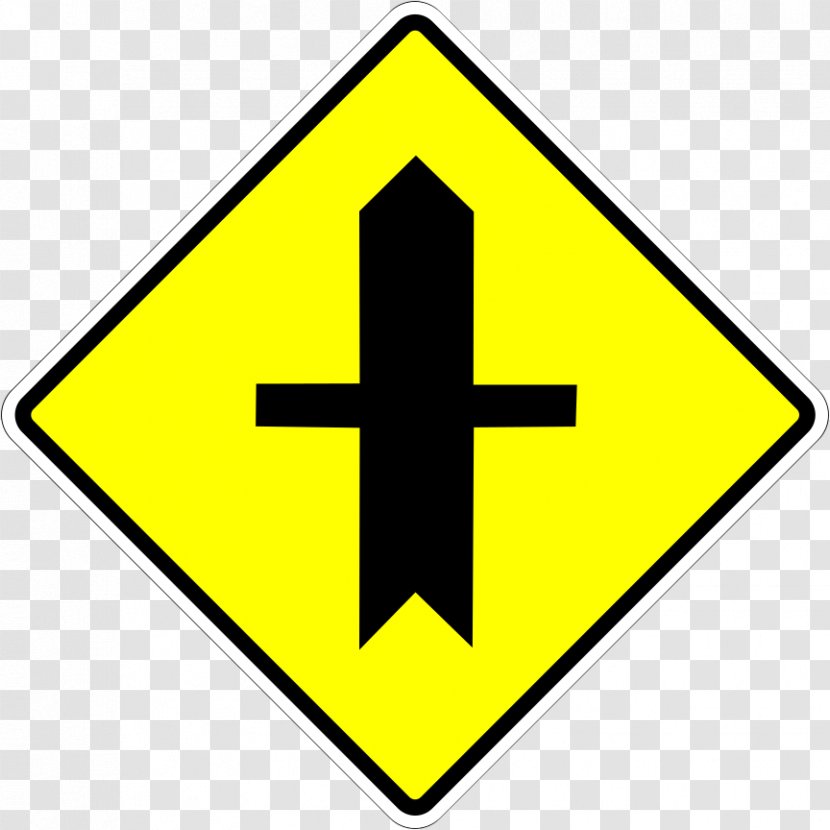 Traffic Sign Warning Intersection Level Crossing Road Transparent PNG