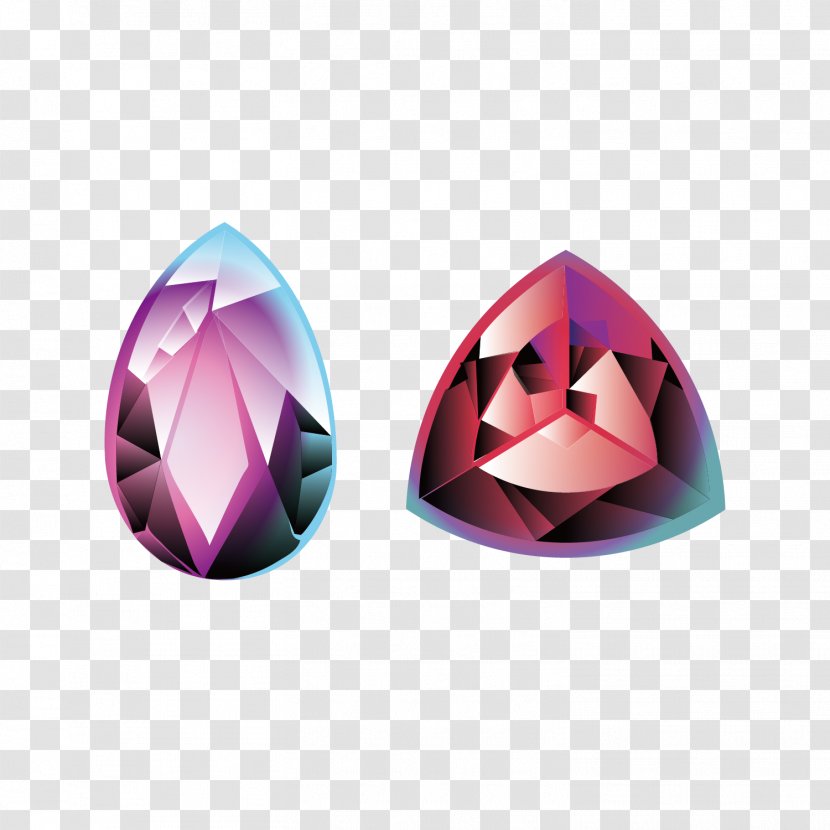 Gemstone Ruby Necklace - Crystal Transparent PNG