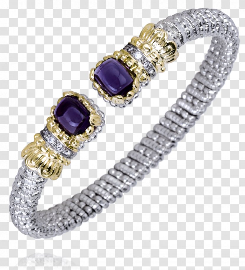 Bracelet Silver Bangle Sapphire Bling-bling - Bling Transparent PNG