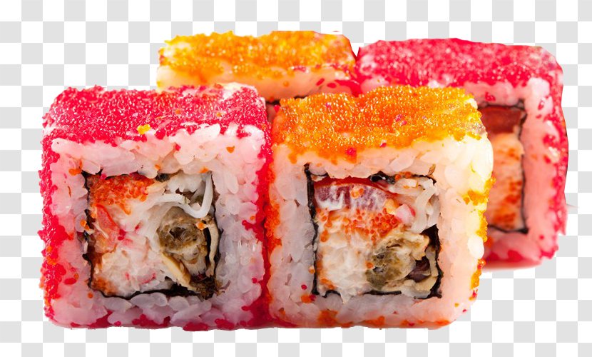 Sushi Japanese Cuisine Onigiri Gimbap Caviar - Creative Transparent PNG