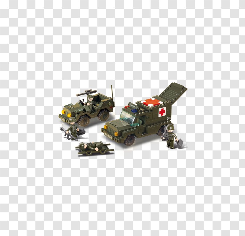 Ambulance + Jeep - Army - Sluban Building Set Bricks Slubanm38b6000 Series LEGO ToyArmy Transparent PNG