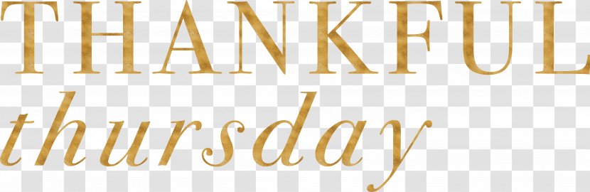 Logo Font Brand Line Thursday - Calligraphy - Thankful Motivation Transparent PNG