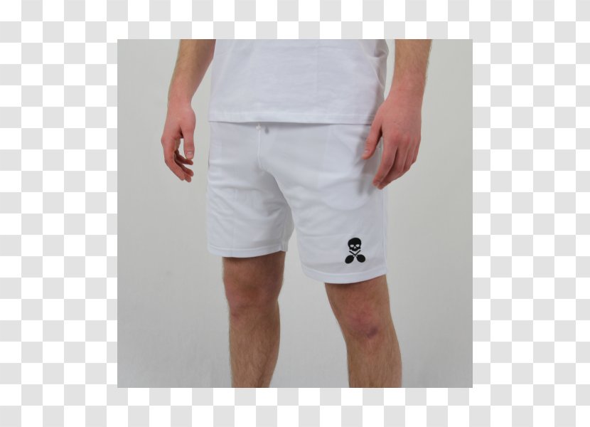Bermuda Shorts Trunks - White - Man In Transparent PNG