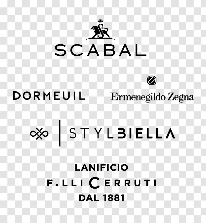 Biella Lanificio F.lli Cerruti Dal 1881 Tailor Suit Wool - Text Transparent PNG