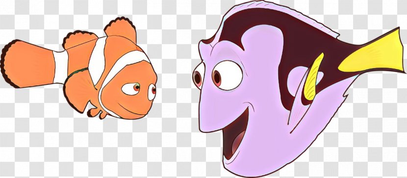 Marlin Finding Nemo Mr. Ray Drawing Pixar - Nose - Cartoon Transparent PNG