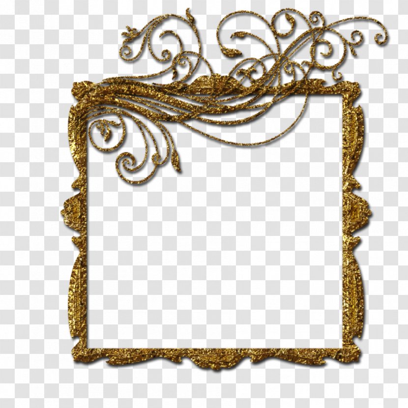 Borders And Frames Picture Clip Art - Gold Transparent PNG