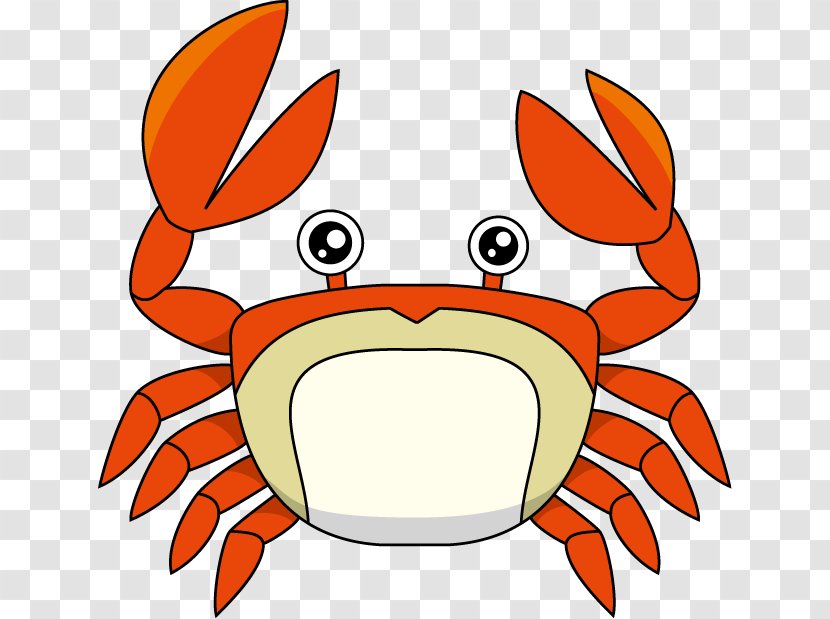 Dungeness Crab Cartoon Clip Art - Wing Transparent PNG