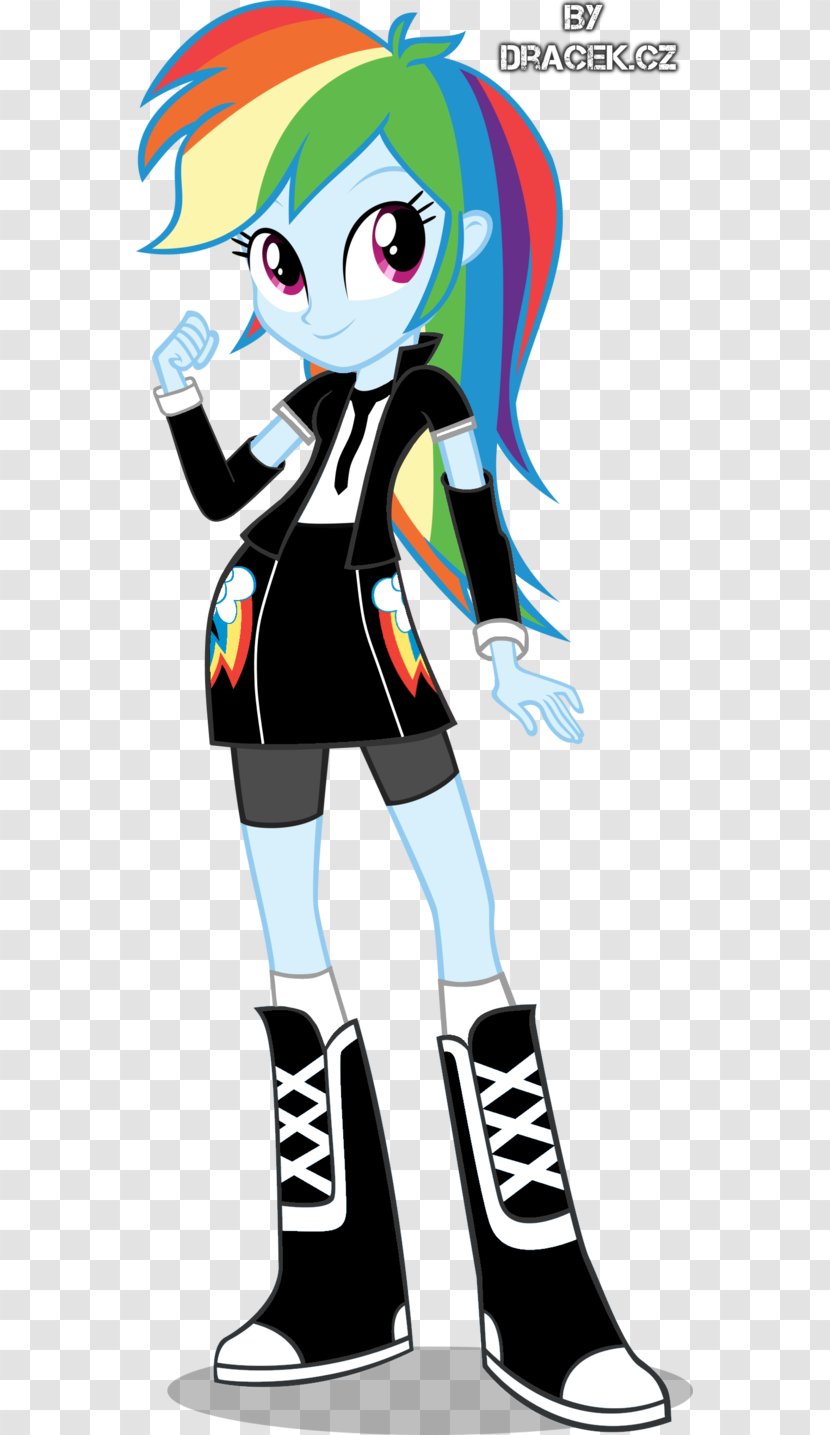Rainbow Dash Rarity Pinkie Pie Applejack Pony - Heart - Black And White Transparent PNG