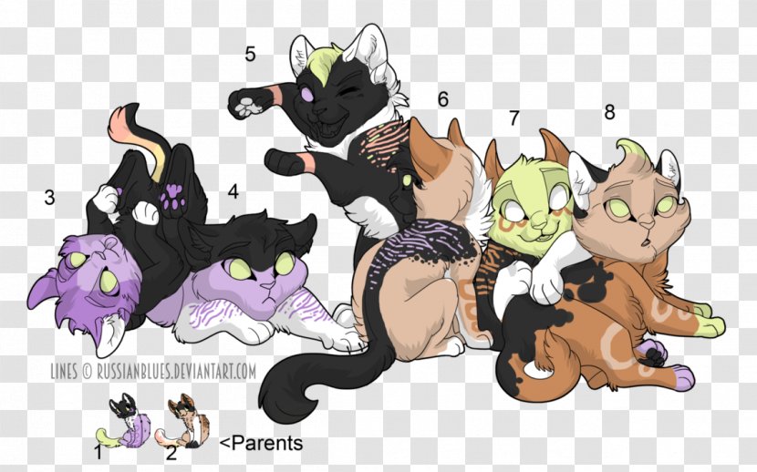 Kitten Cat Horse Mammal - Cartoon - Lion Family Transparent PNG