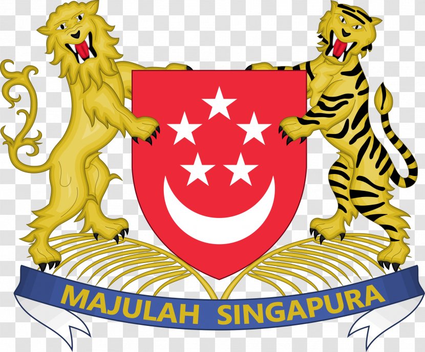 Singapore In Malaysia Coat Of Arms National Emblem - Symbol Transparent PNG