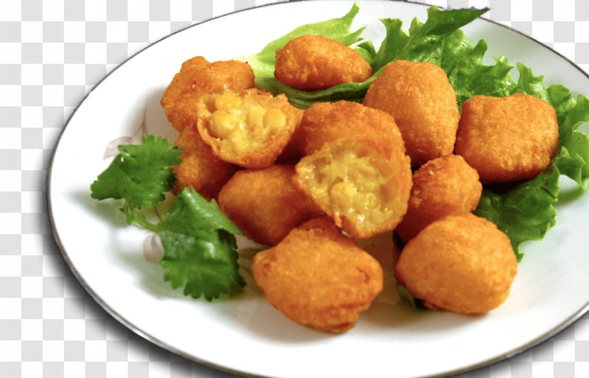 Chicken Nugget Croquette Fritter Pakora Korokke - Recipe Transparent PNG
