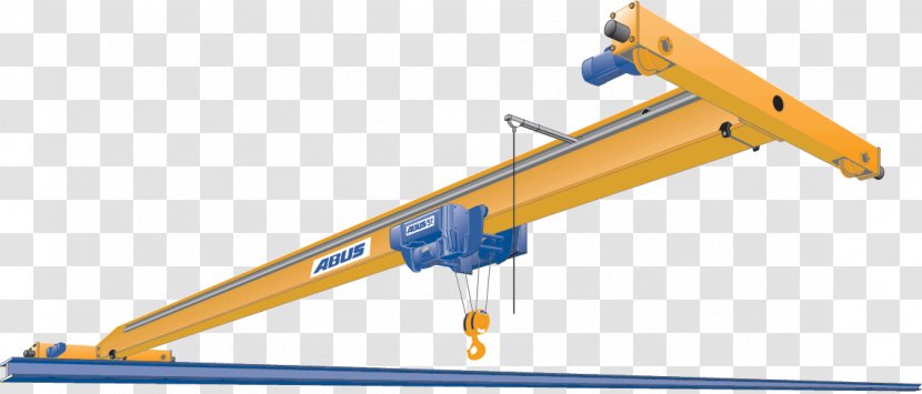 Overhead Crane Hoist Abus Kransysteme Girder - Construction Equipment Transparent PNG