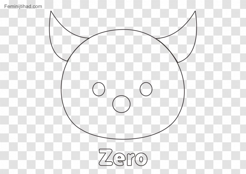 Snout Circle White Point Angle - Diagram - Tsum Daisy Transparent PNG