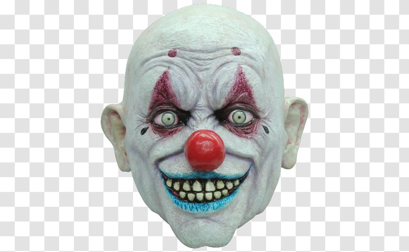 Joker Evil Clown Mask It - Headgear Transparent PNG