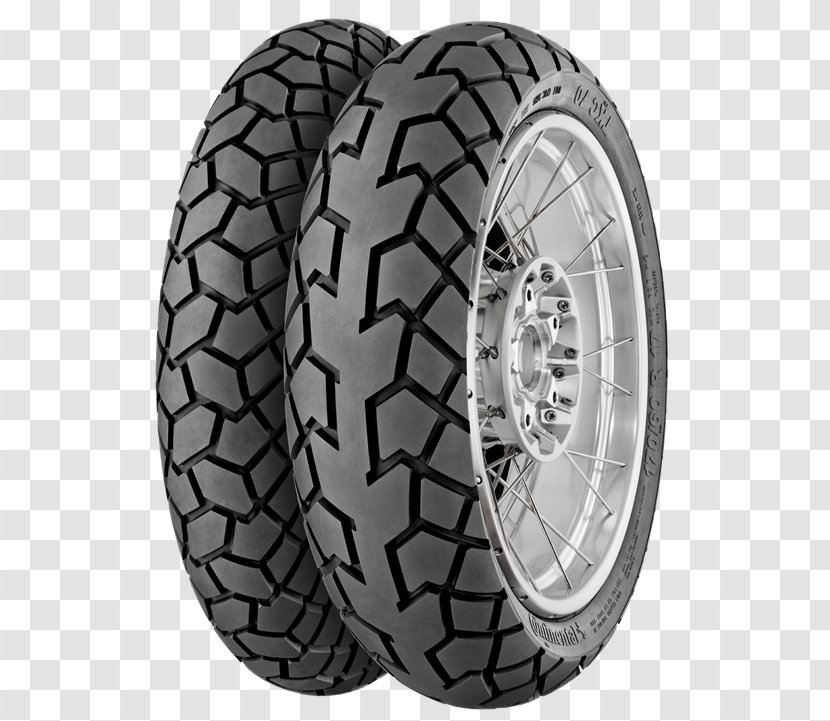 Motorcycle Tires Dual-sport Continental AG - Tire Transparent PNG
