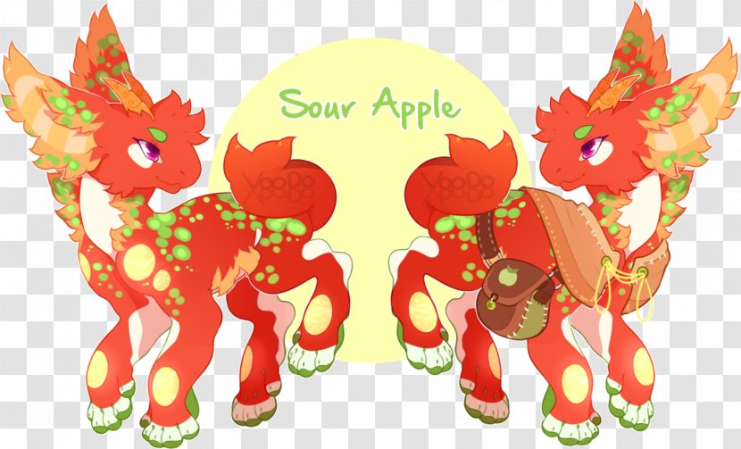 Christmas Ornament Illustration Character Fruit Day - Decoration - Sour Apple Transparent PNG