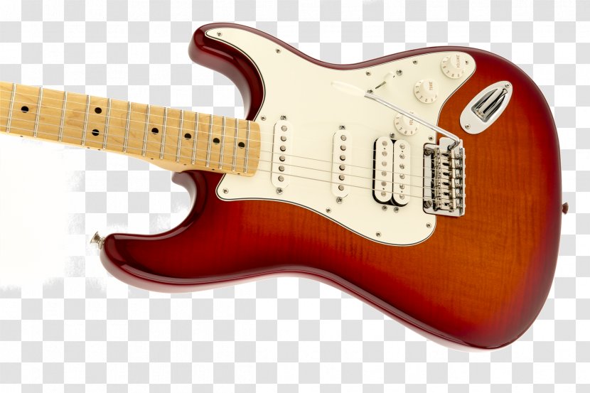 Fender Stratocaster Standard Guitar Fingerboard American Deluxe - String Instrument Transparent PNG