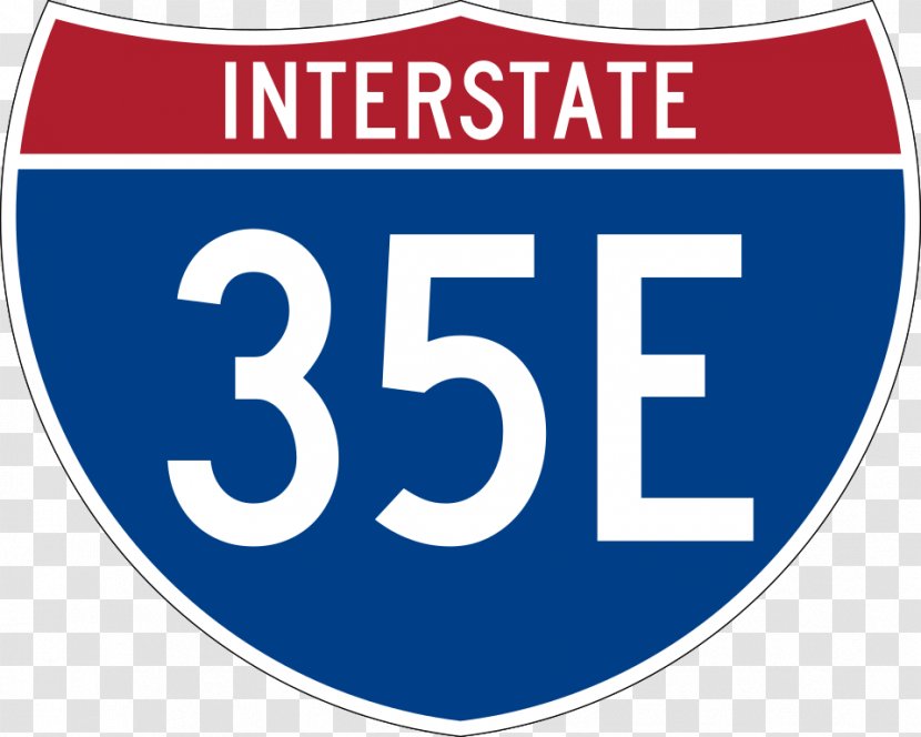 Interstate 35E 687 Logo US Highway System - 35e Transparent PNG