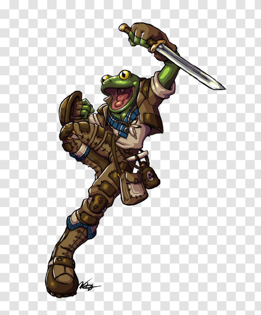 Dungeons & Dragons Pathfinder Roleplaying Game Grippli Frogman Drawing - Art Transparent PNG