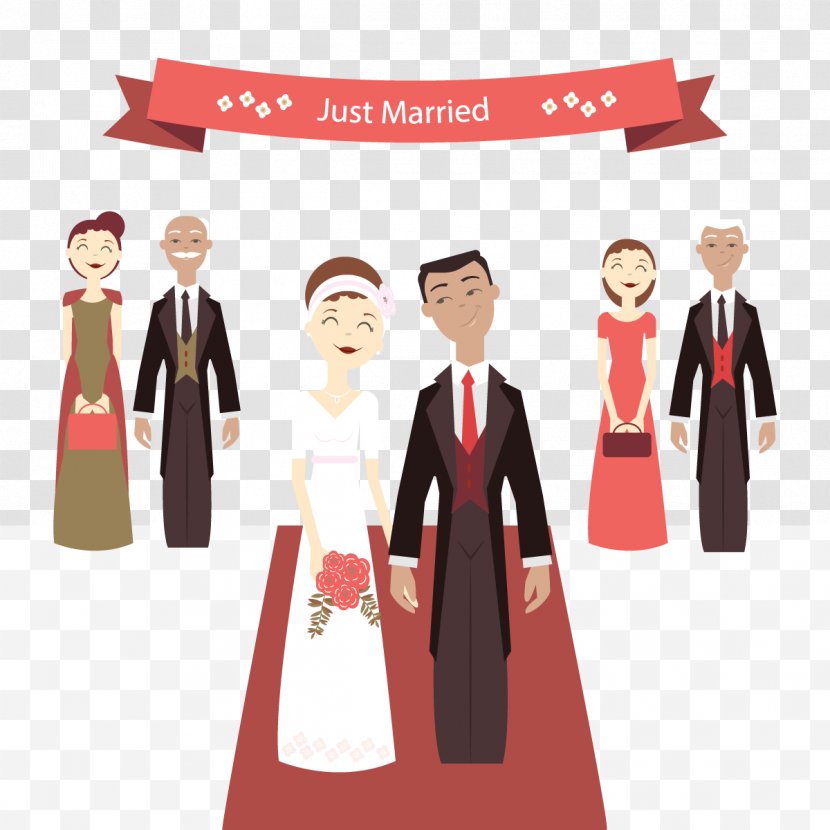 Wedding Invitation Marriage Couple - Vector Church Transparent PNG