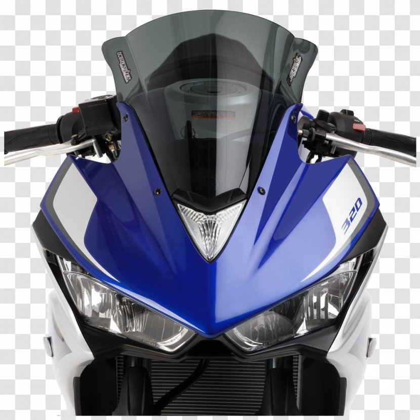 Yamaha YZF-R3 Car Motorcycle Accessories Windshield Motor Company - Automotive Window Part Transparent PNG