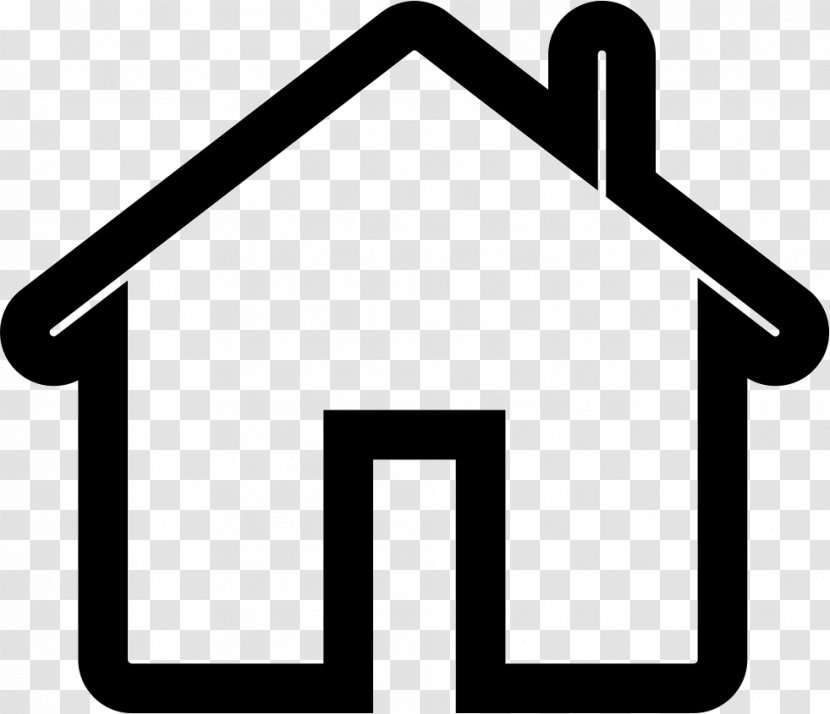 House Building Clip Art - Black And White Transparent PNG