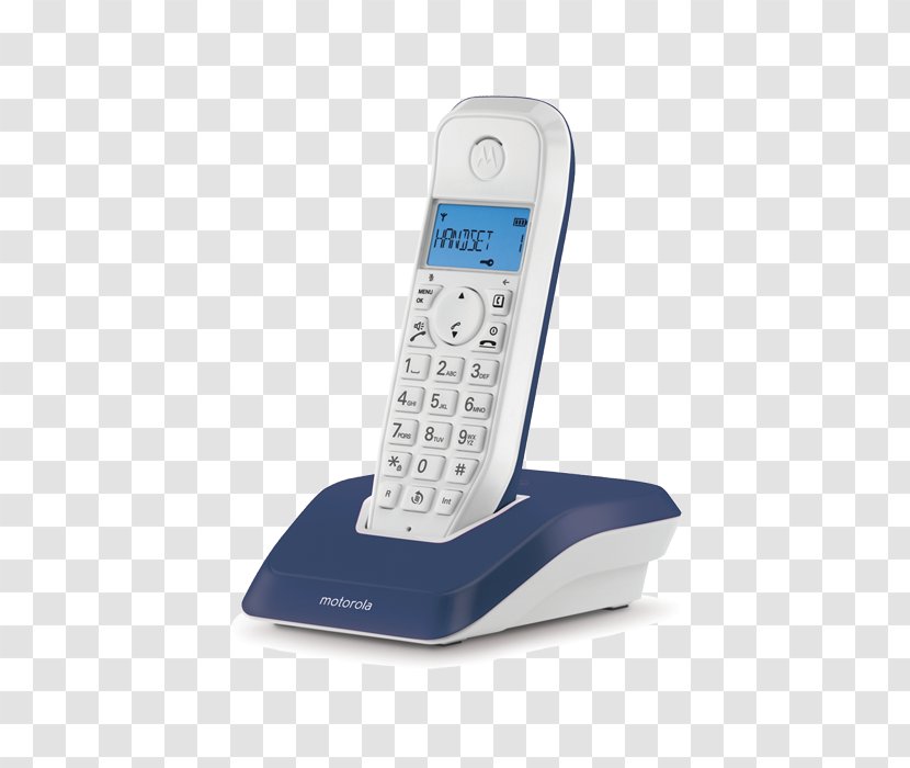 Motorola Startac S1201 Cordless Telephone Digital Enhanced Telecommunications - Feature Phone Transparent PNG
