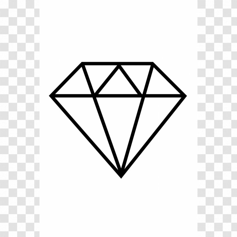 Gemstone Diamond - Black Transparent PNG