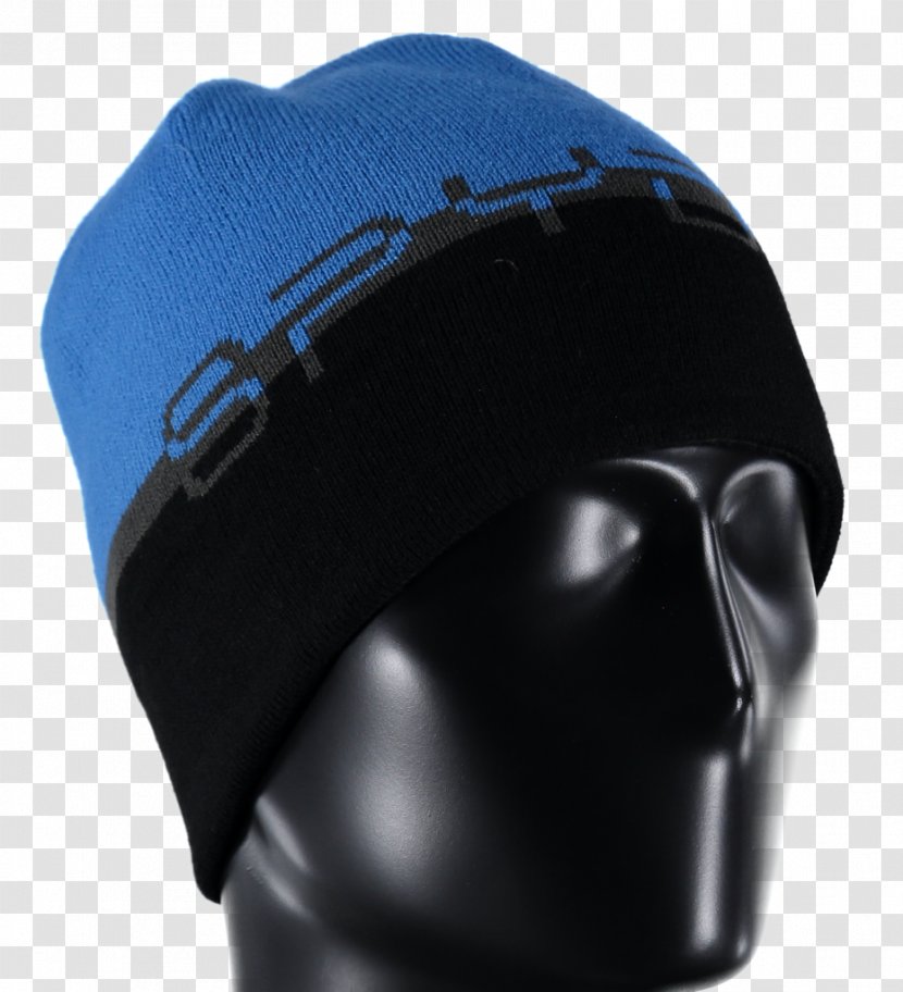 Microsoft Word Beanie Buff Blue Black - Knit Cap - French Hat Transparent PNG