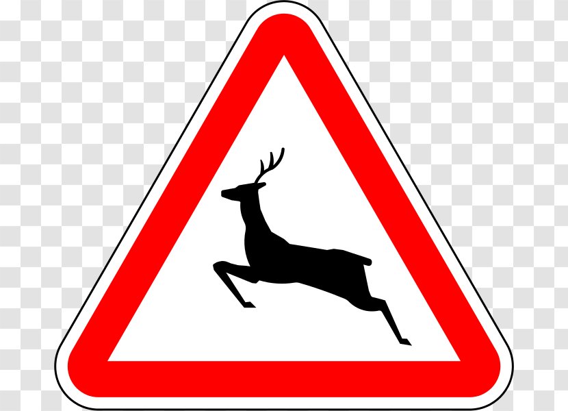 Traffic Sign Car Sticker Symbol - Antelope Transparent PNG