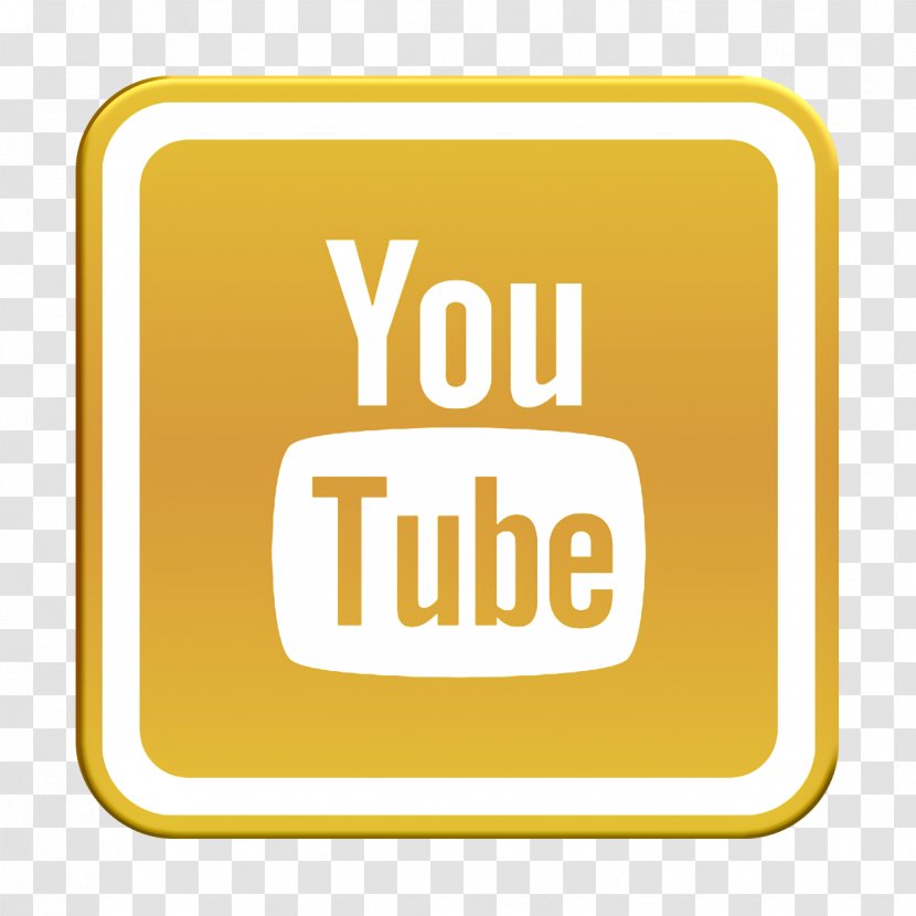 Media Icon Social Youtube - Signage Rectangle Transparent PNG