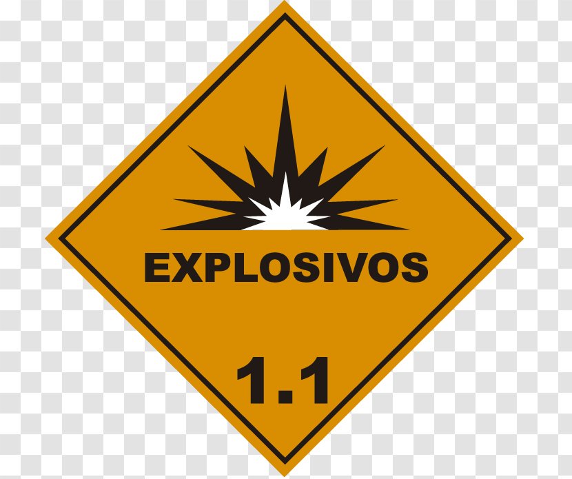 Dangerous Goods HAZMAT Class 9 Miscellaneous Cargo Explosive Material Label - Explosion Transparent PNG