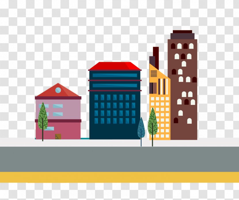 Investment Google Images Icon - Facade - Urban Road On Both Sides Transparent PNG