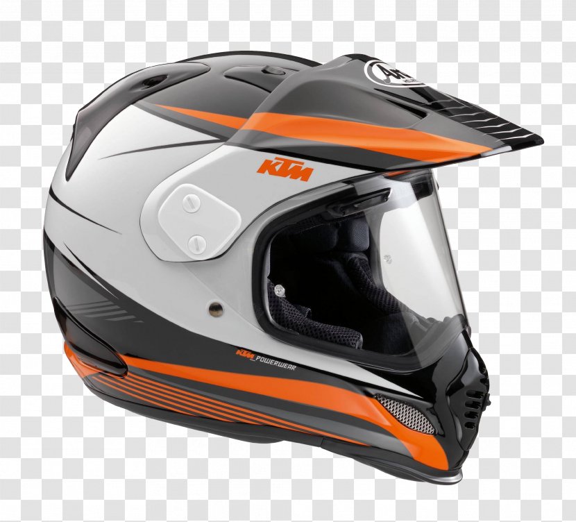 KTM Motorcycle Helmet Arai Limited - Dualsport - Safety Transparent PNG