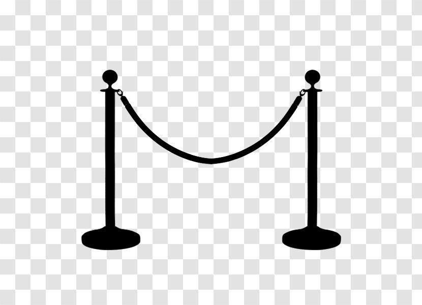 Rope Crowd Control Barrier Bollard Queue Management System Area - Chain Transparent PNG