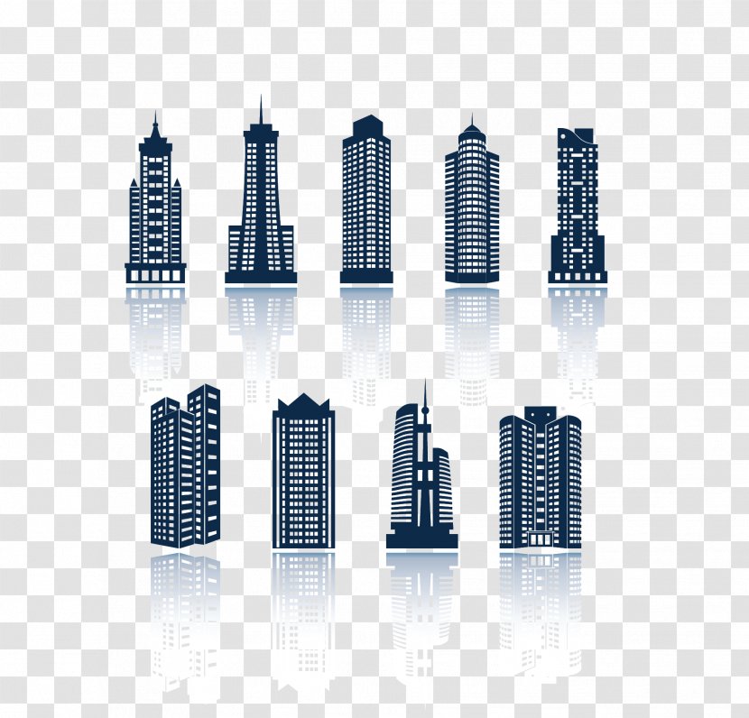 Real Estate Logo House - Architecture - City ​​building Transparent PNG